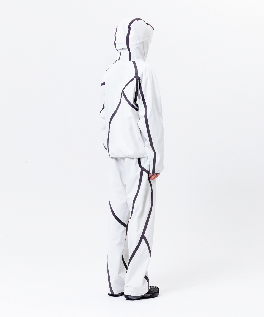 suspenders skirt/pants white color image-S4L32